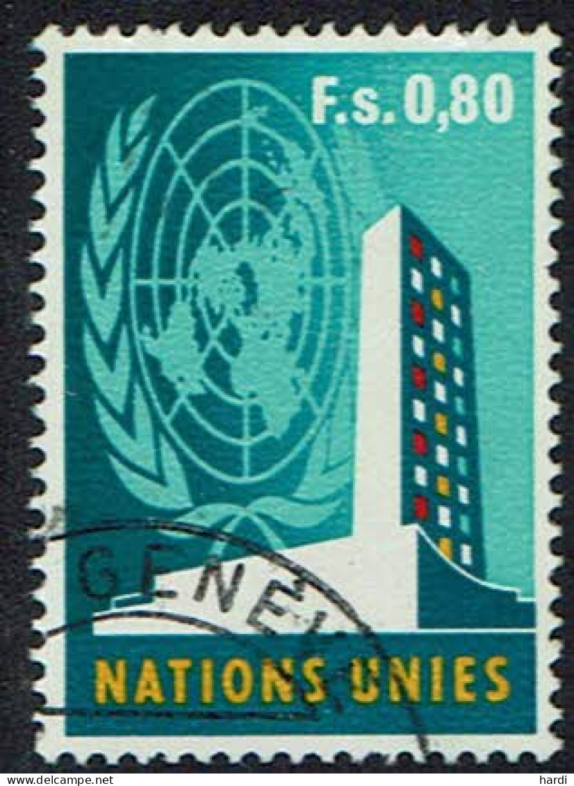 Vereinte Nationen Genf 1970, MiNr.: 12, Gestempelt - Used Stamps