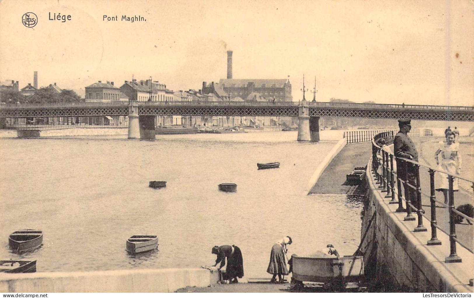 BELGIQUE - Liège - Pont Maghin - Carte Postale Ancienne - Other & Unclassified
