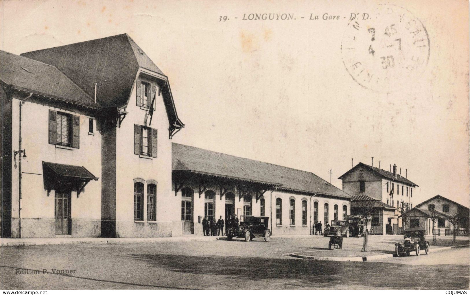 54 - LONGUYON - S12696 - La Gare - Automobiles - L1 - Longuyon