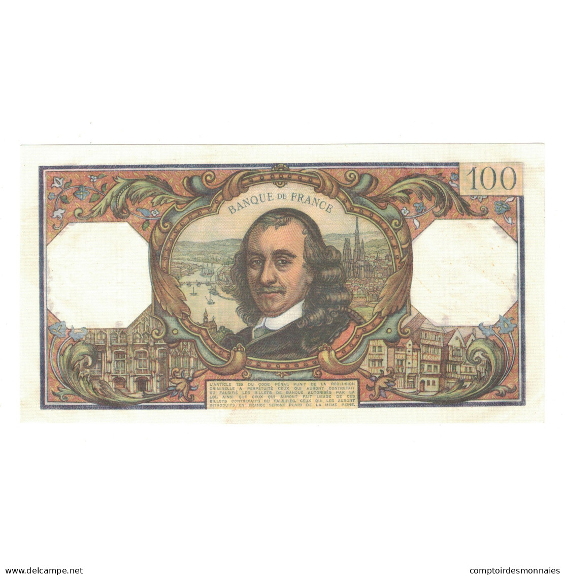 France, 100 Francs, Corneille, 1970, V.479, TTB+, Fayette:65.31, KM:149c - 100 F 1964-1979 ''Corneille''