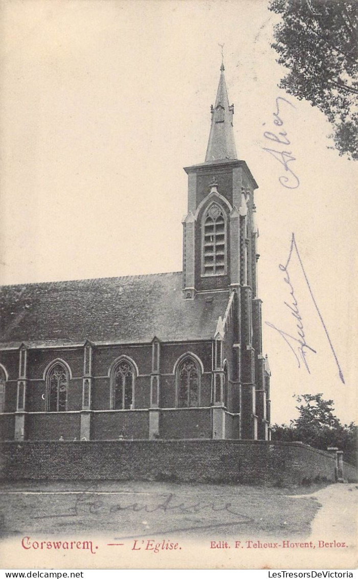 BELGIQUE - Corswarem - L'Eglise - Carte Postale Ancienne - Otros & Sin Clasificación