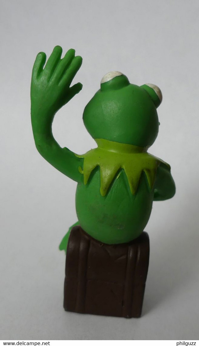 1 FIGURINE MUPPETS SHOW - SCHLEICH 1978 - MUPPET KERMIT (2) Vert Clair - Altri & Non Classificati