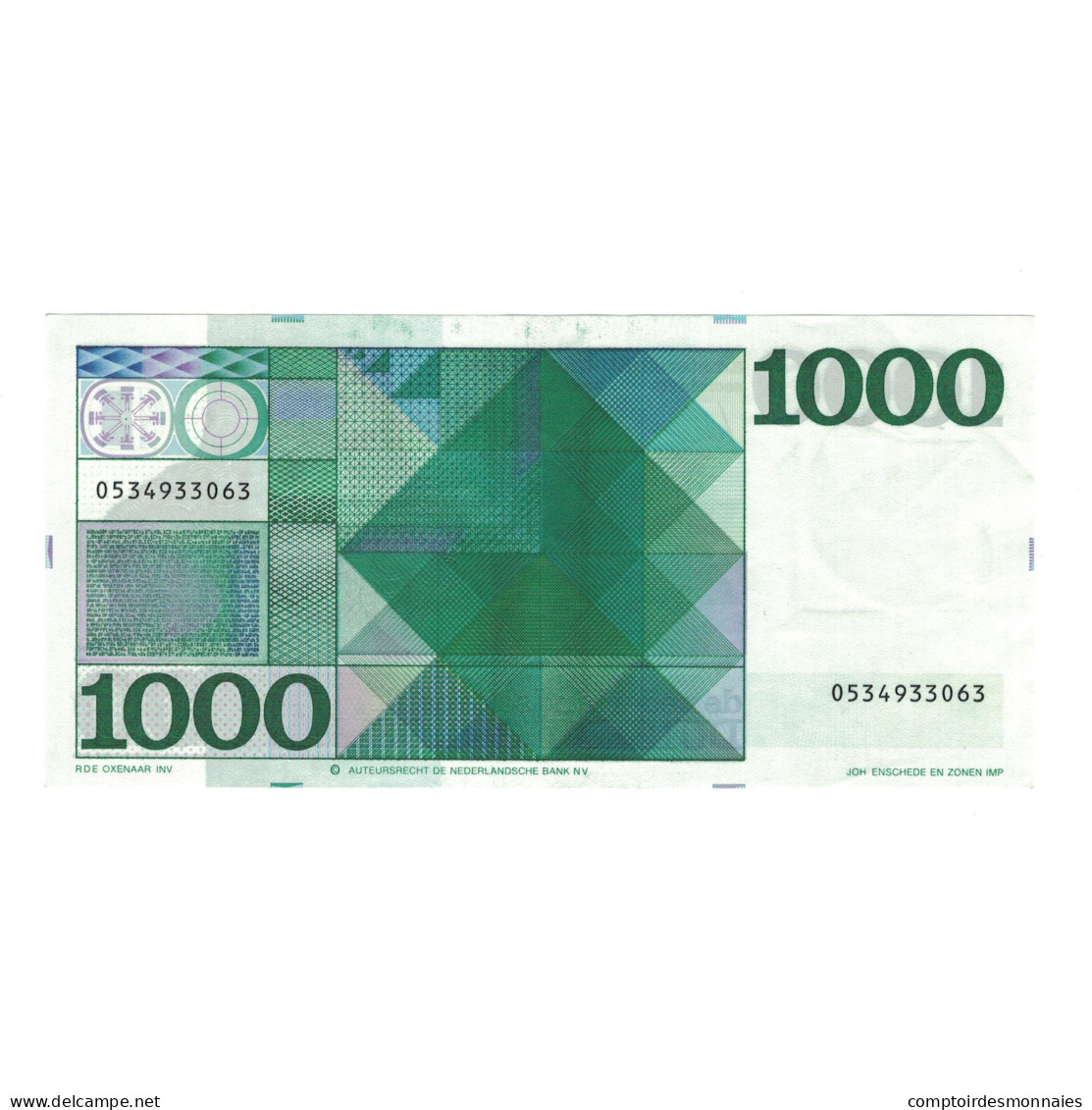 Billet, Pays-Bas, 1000 Gulden, 1972, 1972-03-30, KM:94a, SUP - 1000 Gulden