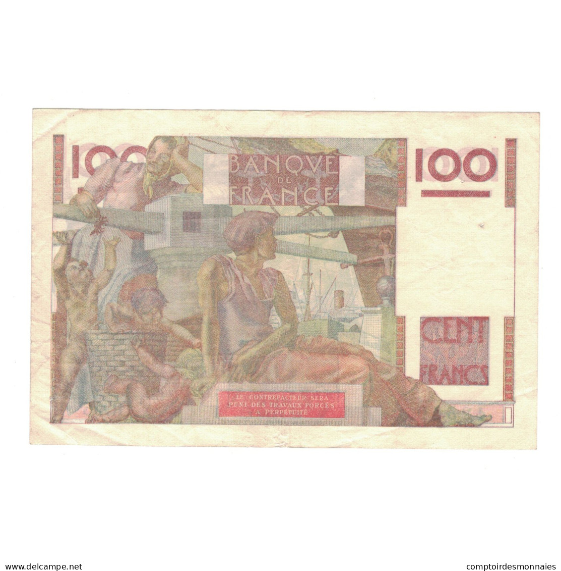 France, 100 Francs, Jeune Paysan, 1946, R.95, TTB, Fayette:28.8, KM:128a - 100 F 1945-1954 ''Jeune Paysan''