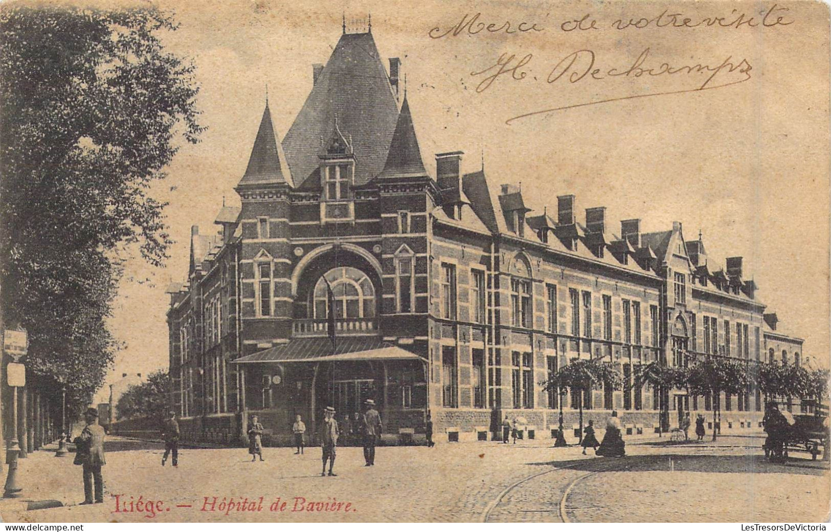 BELGIQUE - Liège - Hôpital De Bavière - Carte Postale Ancienne - Andere & Zonder Classificatie