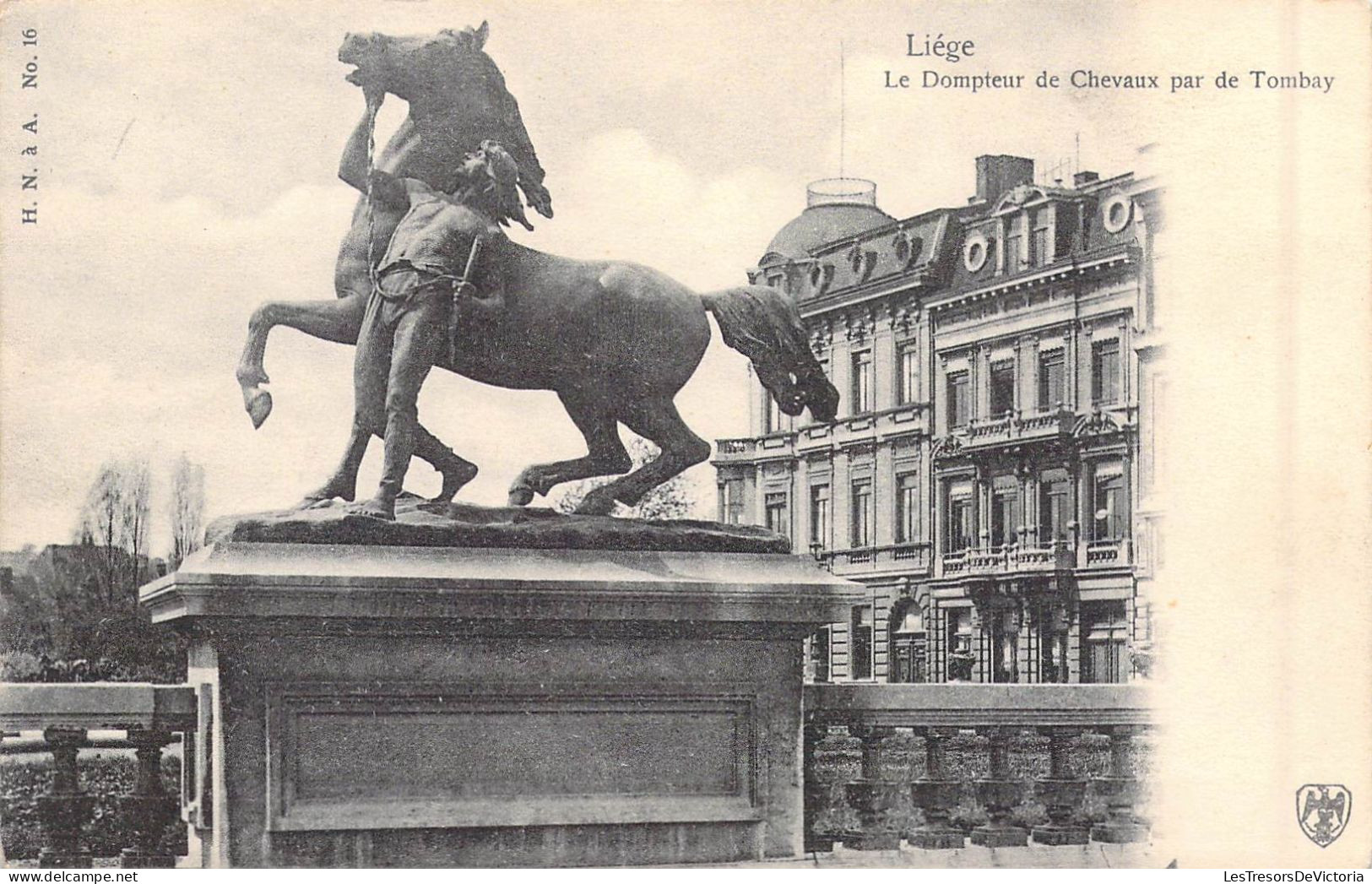 BELGIQUE - Liège - Le Dompteur De Chevaux Par De Tombay - Carte Postale Ancienne - Autres & Non Classés