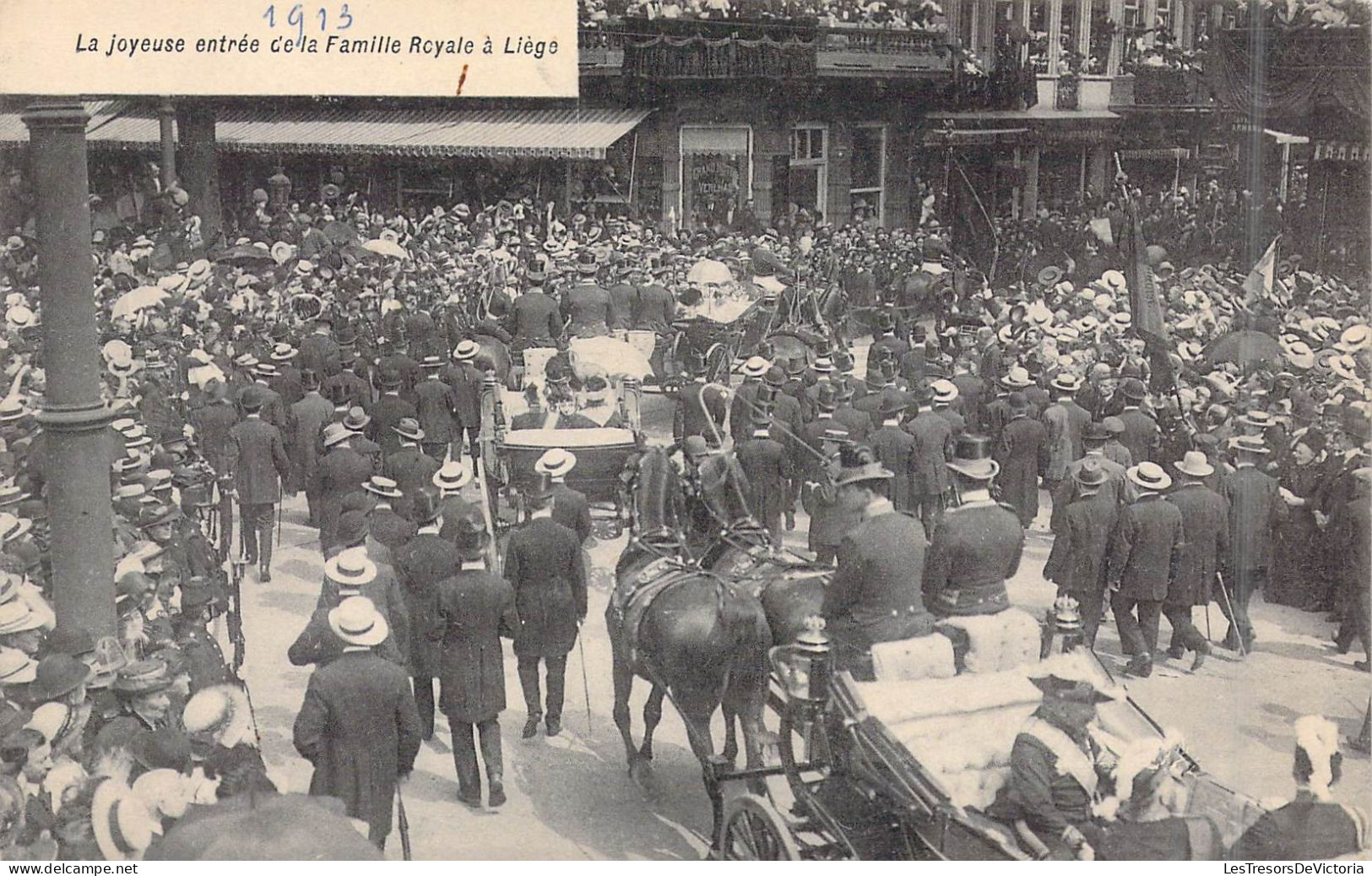 BELGIQUE - Liège - La Joyeuse Entrée De La Famille Royale à Liège - Carte Postale Ancienne - Other & Unclassified