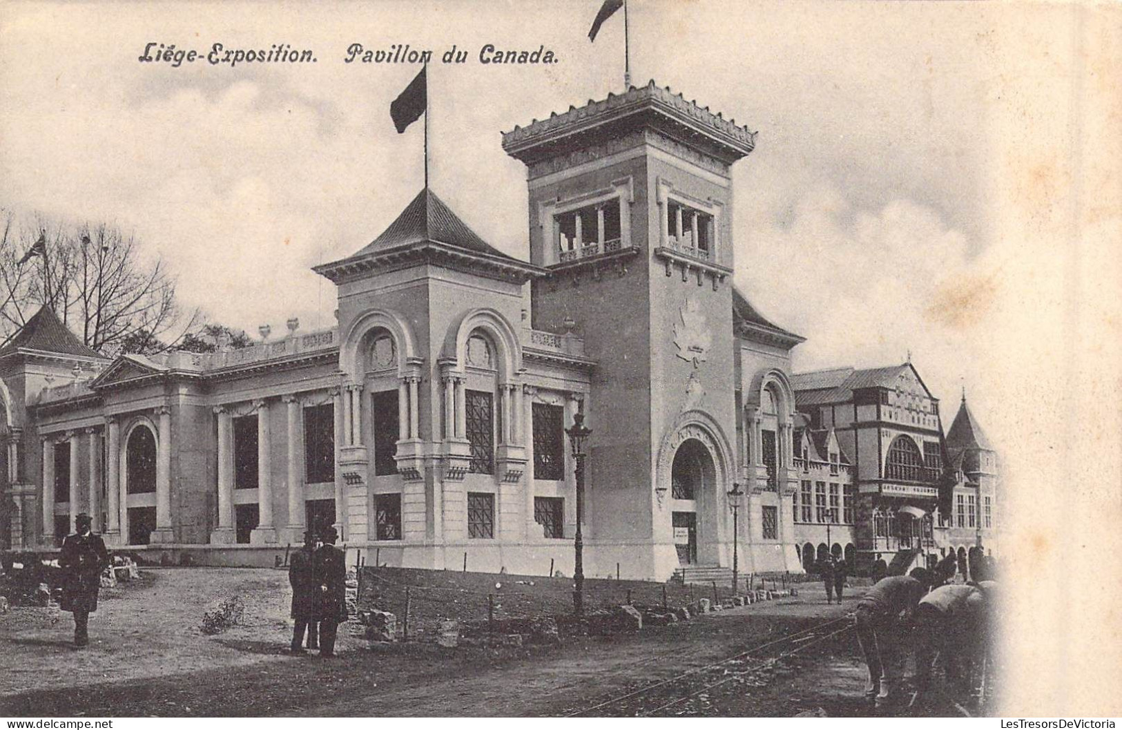 BELGIQUE - Liège-Exposition - Pavillon Du Canada - Carte Postale Ancienne - Otros & Sin Clasificación