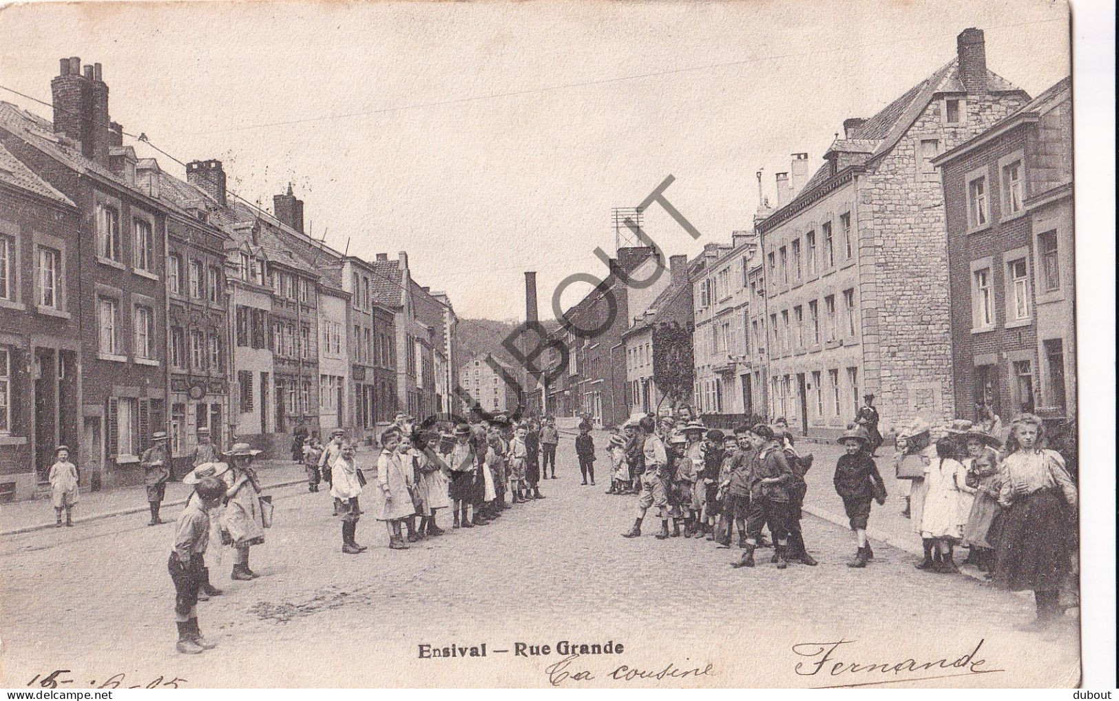 Postkaart/Carte Postale - Verviers - Ensival - Rue Grande  (C3848) - Verviers