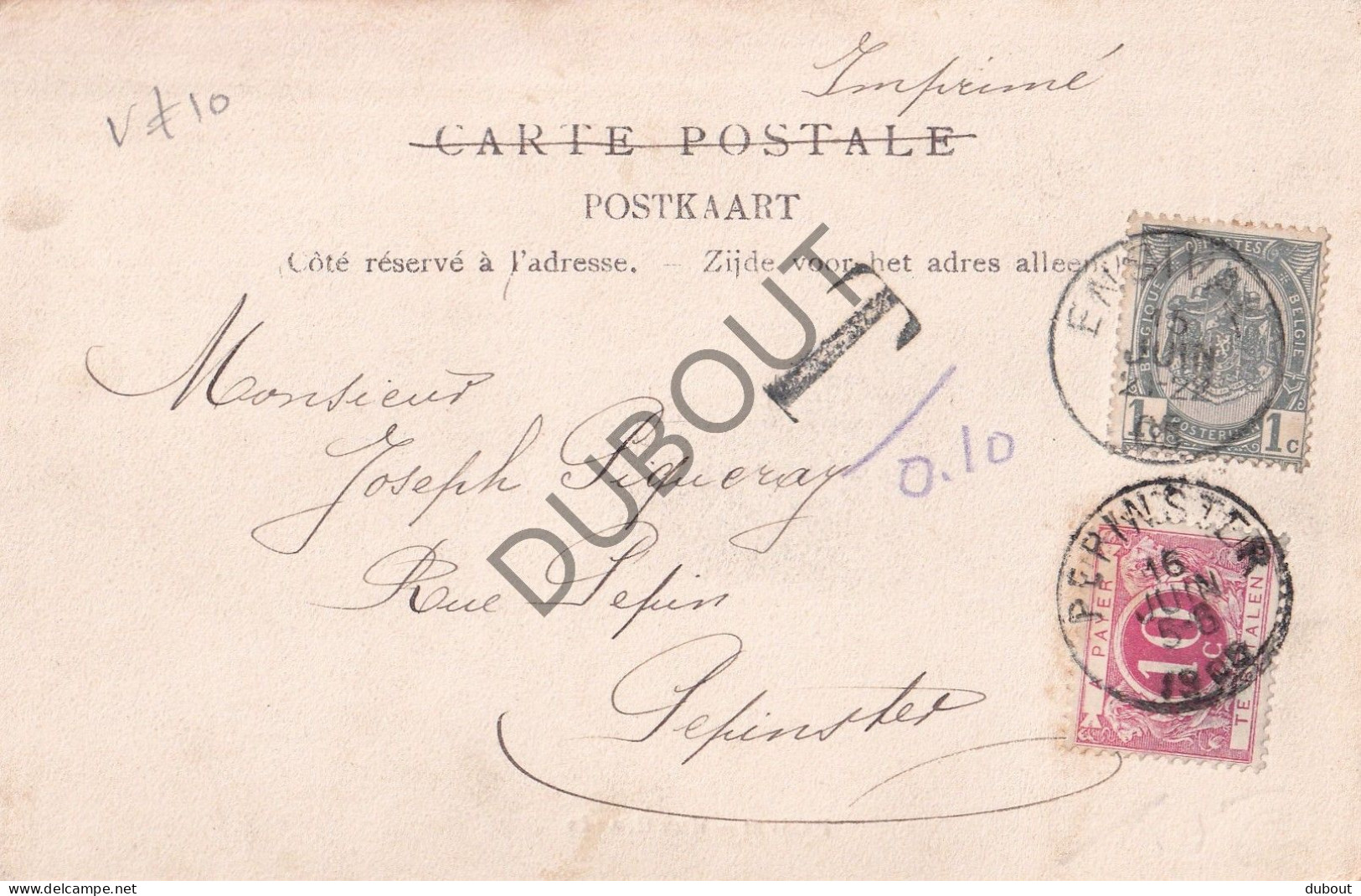 Postkaart/Carte Postale - Verviers - Ensival - Rue Grande  (C3848) - Verviers