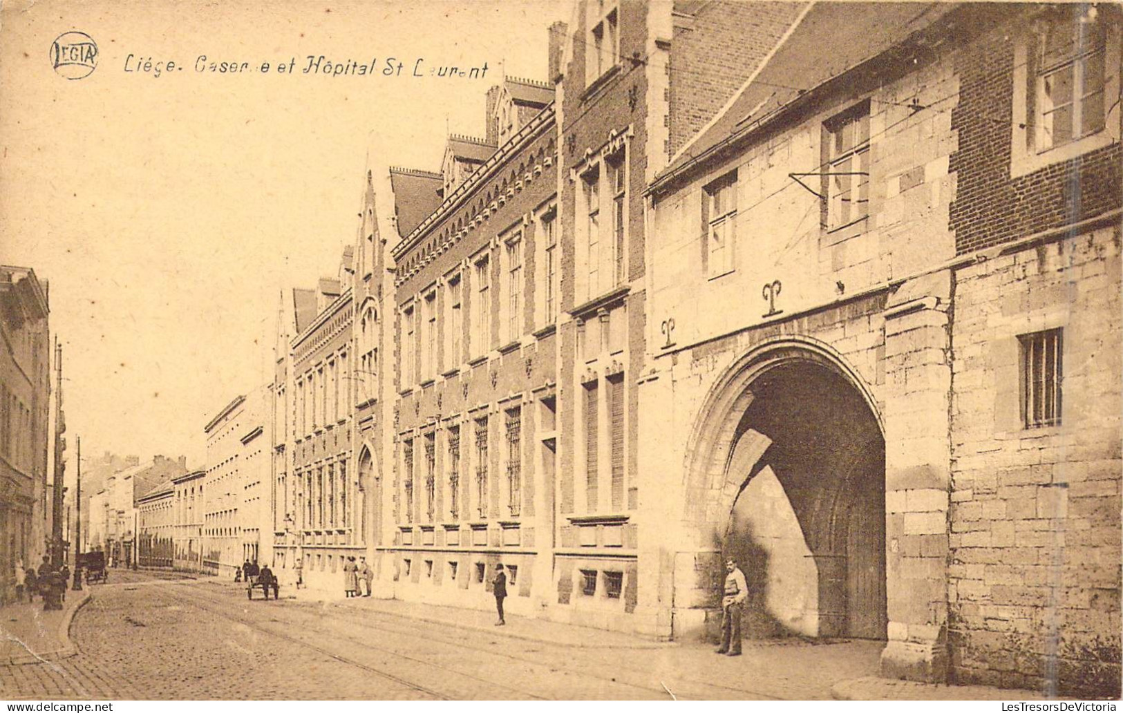 BELGIQUE - Liège - Caserne Et Hôpital St Laurent - Carte Postale Ancienne - Sonstige & Ohne Zuordnung