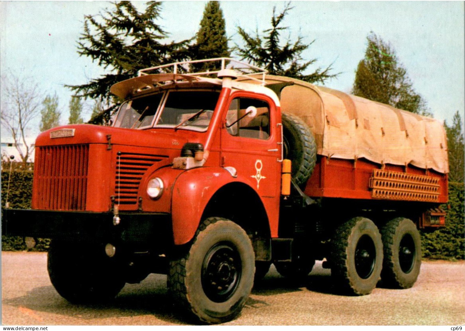 Carte Postale Moderne Camion Berliet Type GBC 8 6x6 Année 1959 ... Camiónトラック Véhicule Veicolo 车辆 Vehículo 車両 TB.Etat - Camión & Camioneta