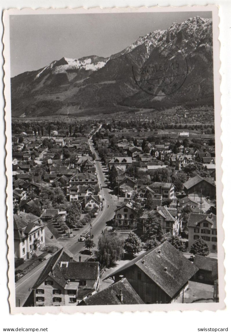 BUCHS Strasse Mit Bus - Buchs