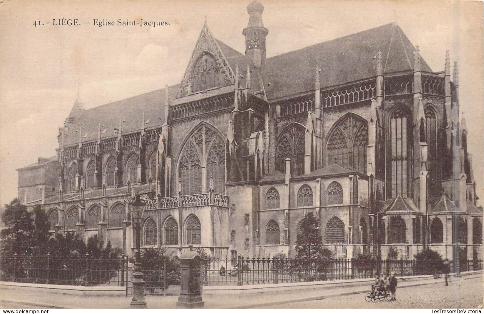 BELGIQUE - Liège - Eglise Saint-Jacques - Carte Postale Ancienne - Andere & Zonder Classificatie