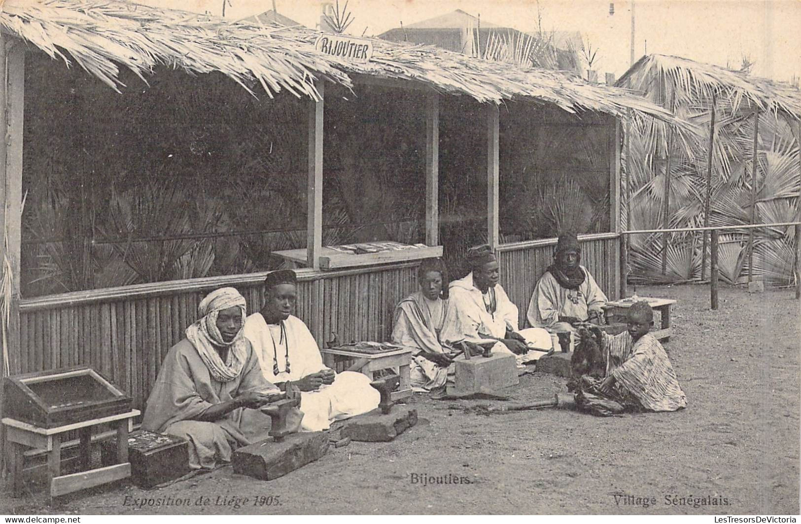 BELGIQUE - Exposition De Liège 1905 - Bijoutiers - Village Sénégalais - Carte Postale Ancienne - Andere & Zonder Classificatie