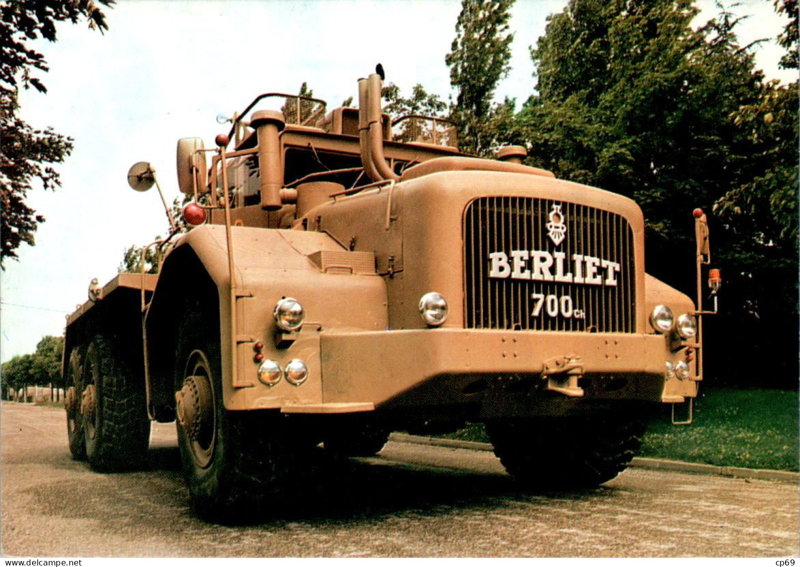 Carte Postale Moderne Camion Berliet Type T 100 6x6 Année 1957... Camiónトラック Véhicule Veicolo 车辆 Vehículo 車両 TB.Etat - Vrachtwagens En LGV