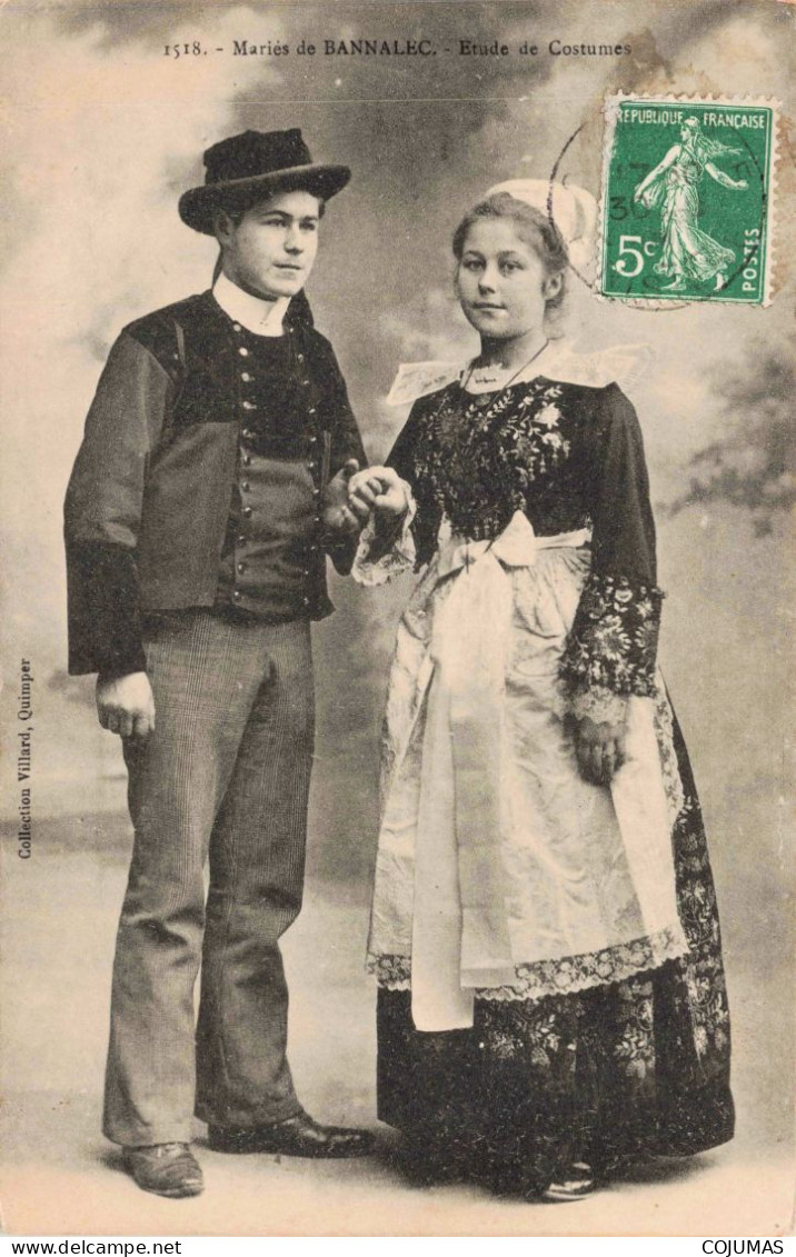 29 - BANNALEC - S12749 - Mariés - Etude De Costumes - Folklore - L1 - Bannalec