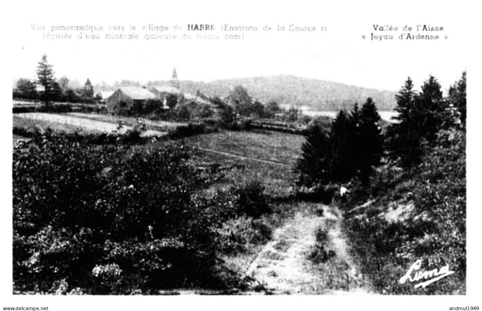 HARRE - Vue Panoramique Vers Le Village - Manhay