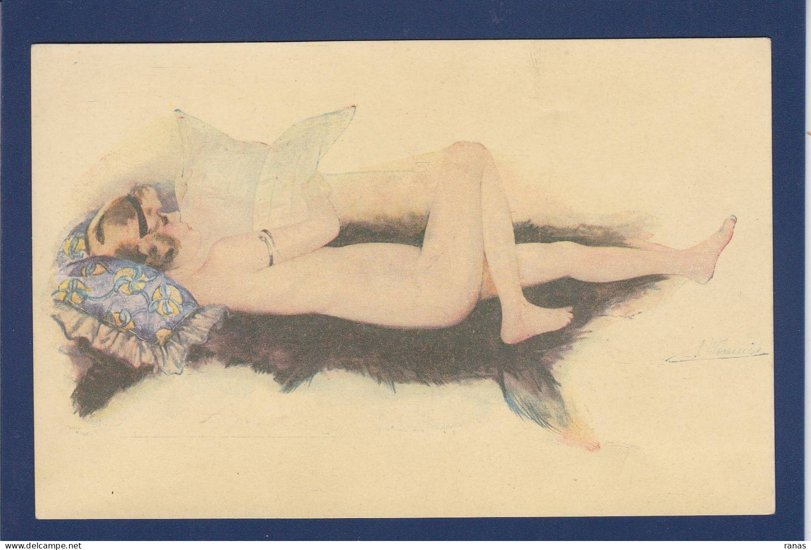 CPA Meunier Suzanne Erotisme Femme Woman Art Nouveau éros Risque Non Circulé - Meunier, S.