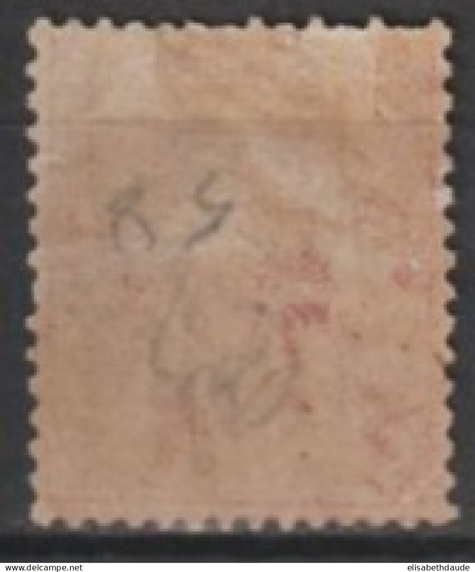 1881 - COLONIES GENERALES - ALPHEE DUBOIS YVERT N°58 * MH - COTE = 155 EUR - Alphée Dubois