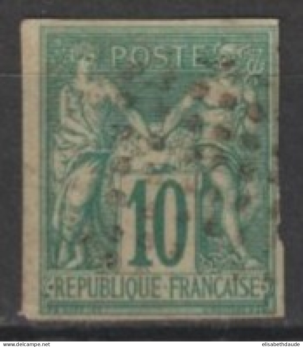 1877 - COLONIES GENERALES - SAGE YVERT N°32 OBLITERE - COTE = 28 EUR - Sage