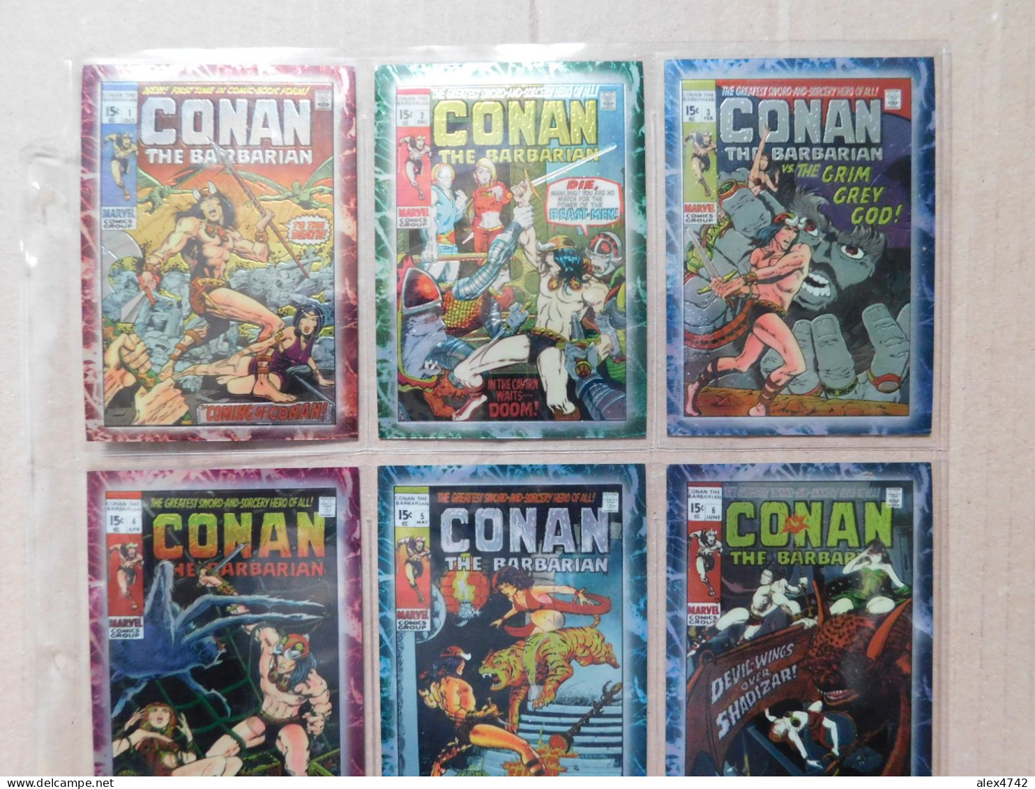 Marvel Comics Group, Conan The Barbarian, Collection Complète De 90 Cartes - 1996   (BOX 5) - Marvel