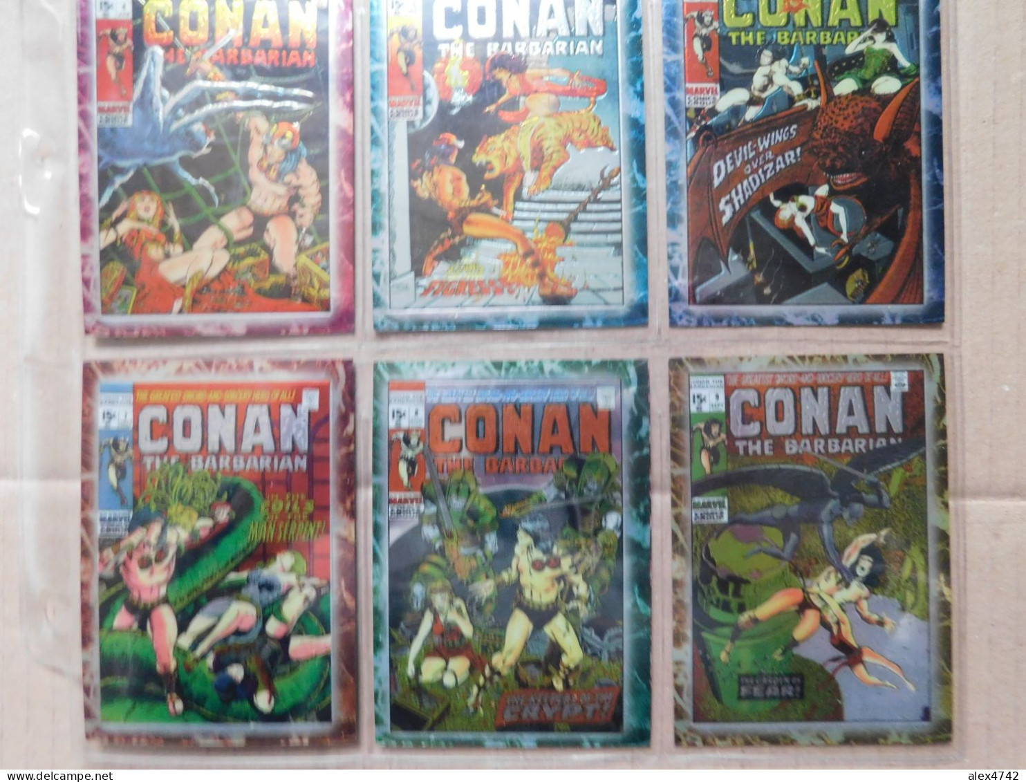 Marvel Comics Group, Conan The Barbarian, Collection Complète De 90 Cartes - 1996   (BOX 5) - Marvel