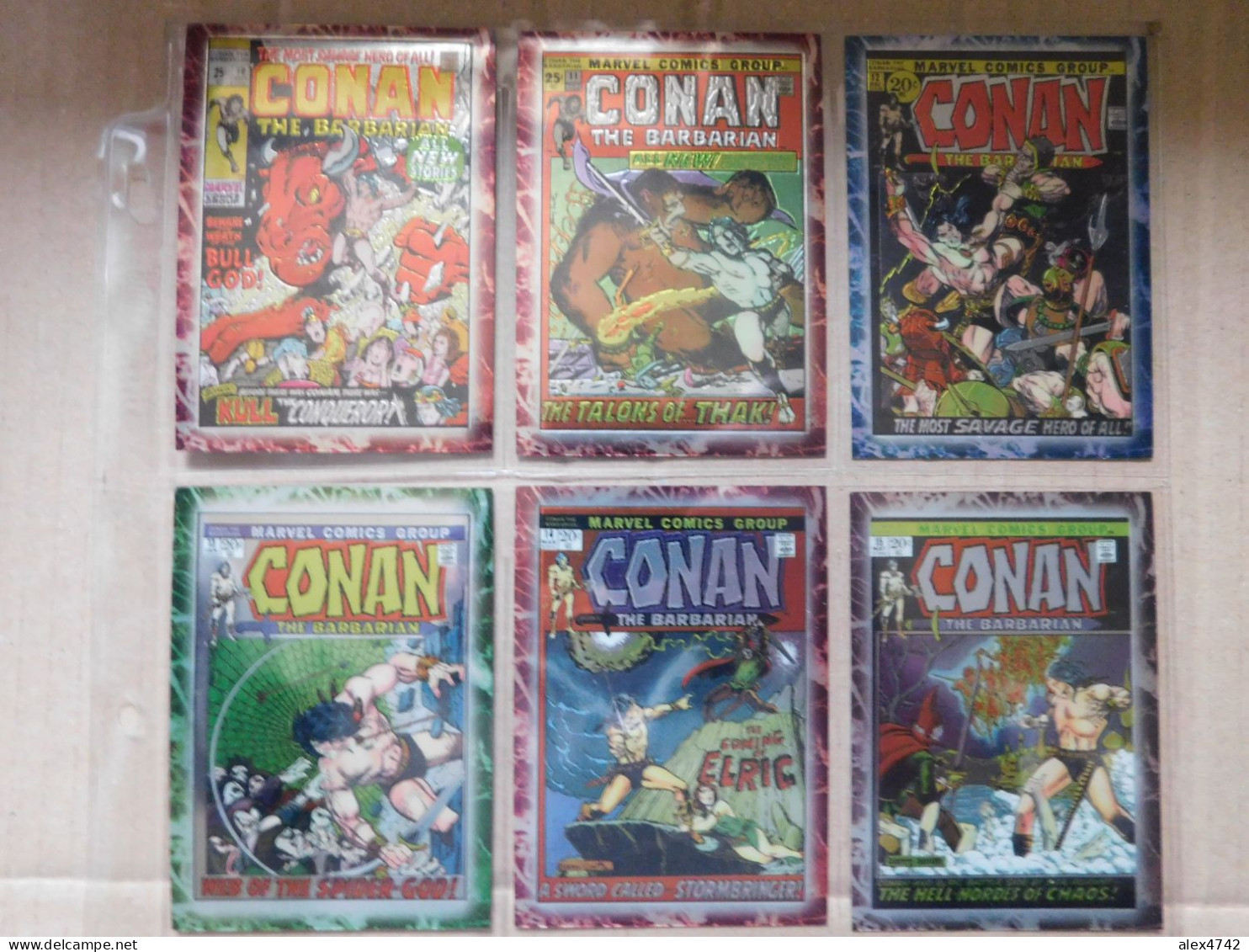 Marvel Comics Group, Conan The Barbarian, Collection Complète De 90 Cartes - 1996   (BOX 5) - Marvel