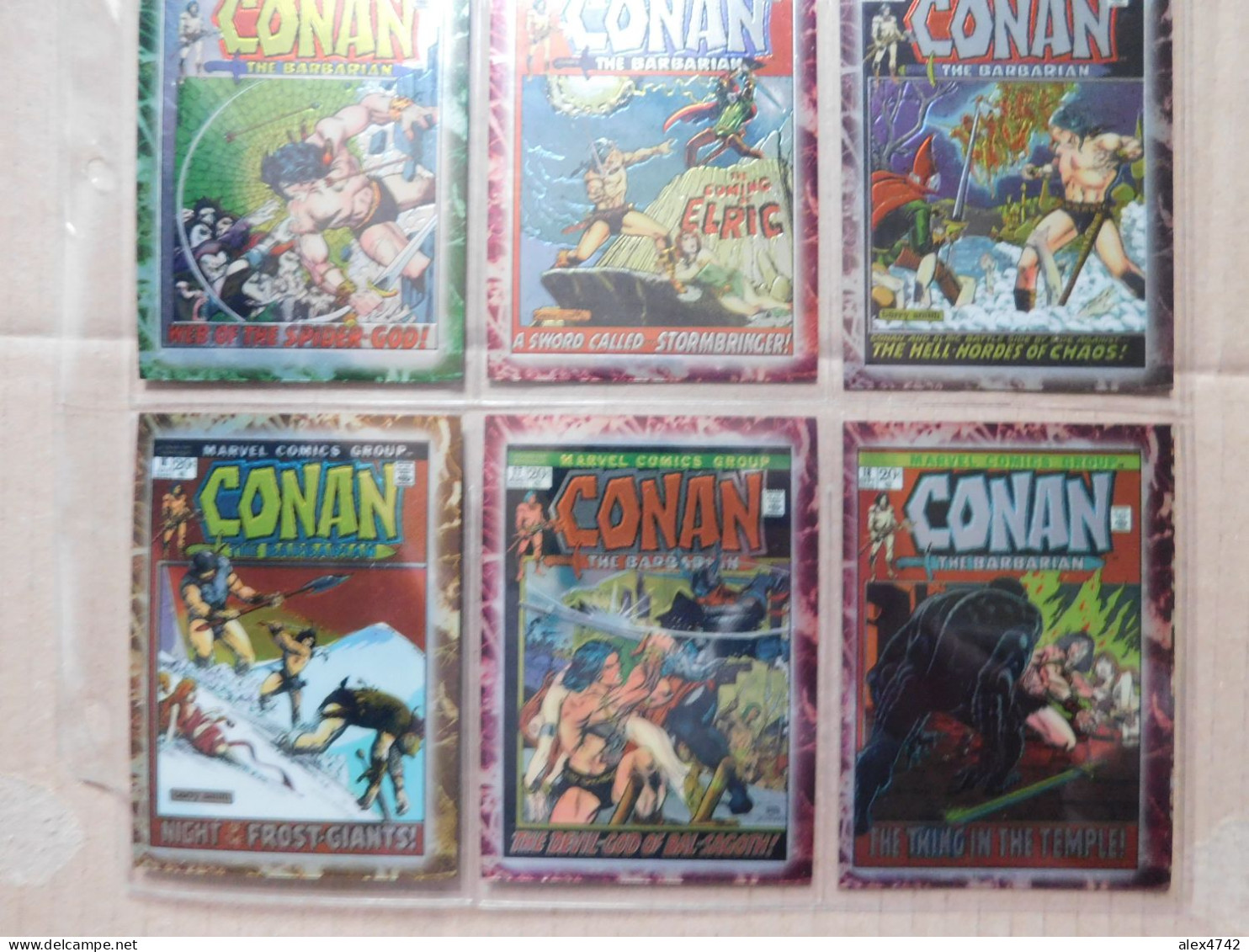 Marvel Comics Group, Conan the Barbarian, Collection complète de 90 cartes - 1996   (BOX 5)