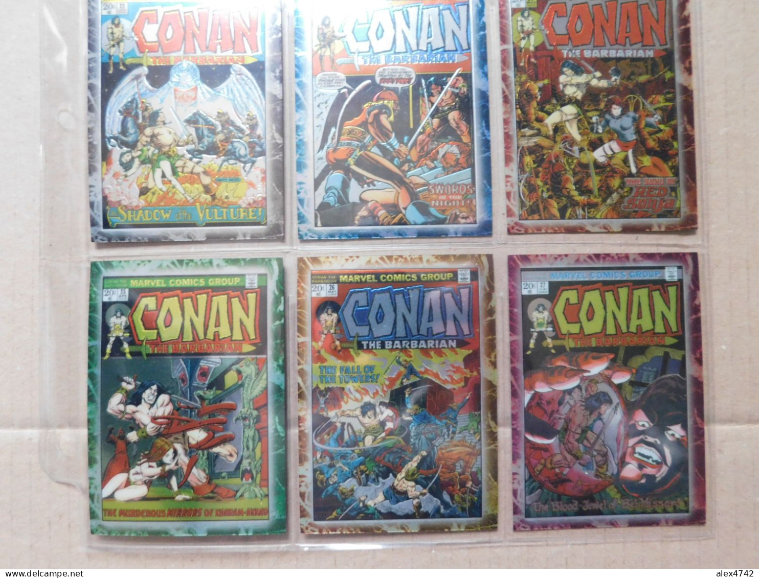 Marvel Comics Group, Conan the Barbarian, Collection complète de 90 cartes - 1996   (BOX 5)