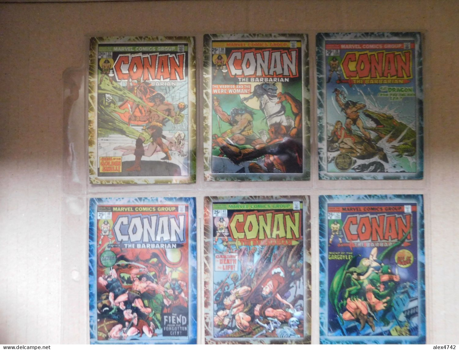 Marvel Comics Group, Conan the Barbarian, Collection complète de 90 cartes - 1996   (BOX 5)