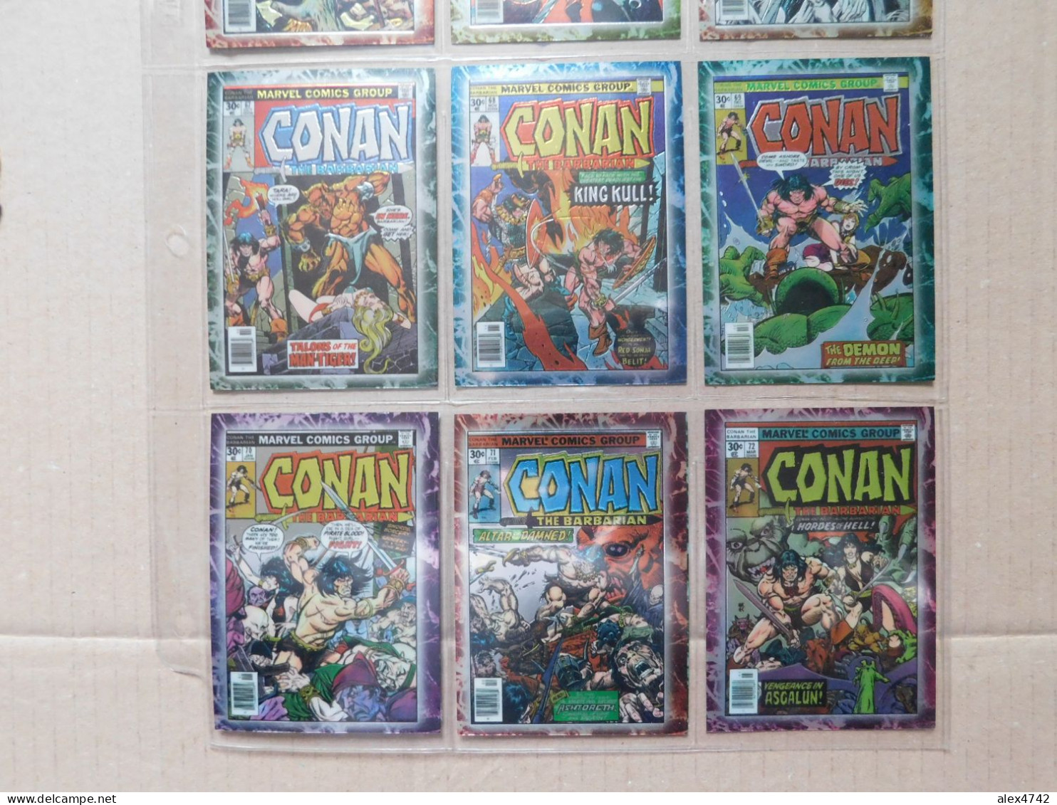 Marvel Comics Group, Conan the Barbarian, Collection complète de 90 cartes - 1996   (BOX 5)