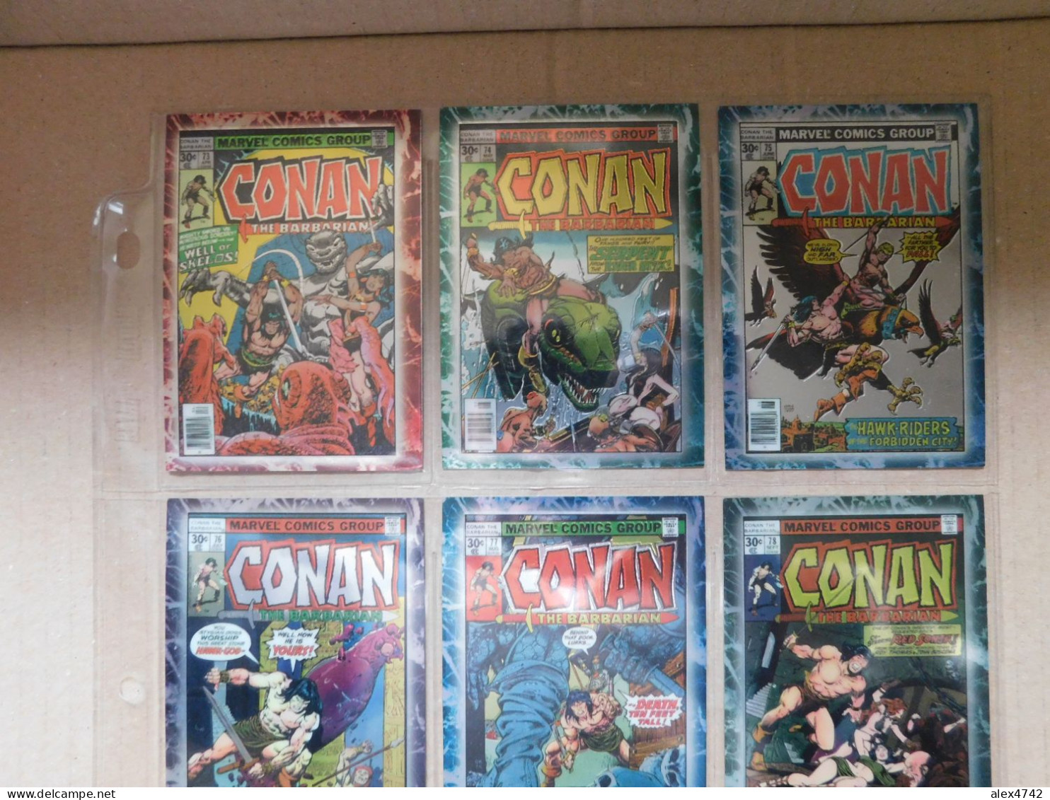 Marvel Comics Group, Conan the Barbarian, Collection complète de 90 cartes - 1996   (BOX 5)