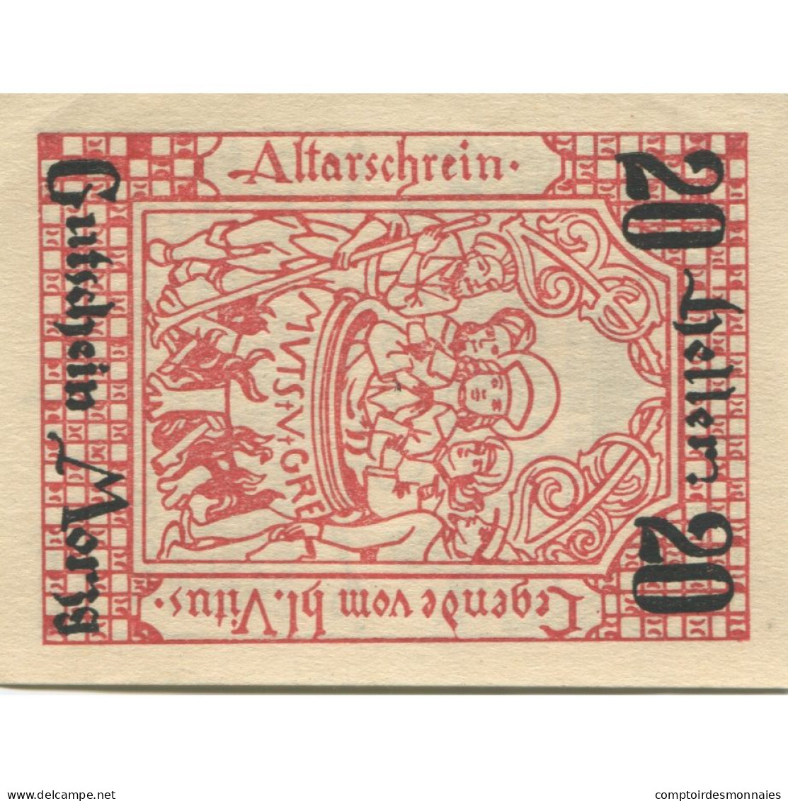 Billet, Autriche, Morzg, 20 Heller, Personnage 1920-09-30, SPL Mehl:FS 630a - Autriche