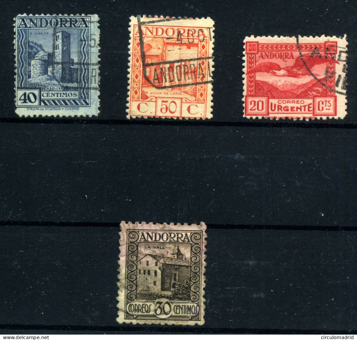 Andorra Española Nº 22/3, 27, 21d Año 1929/31 - Used Stamps