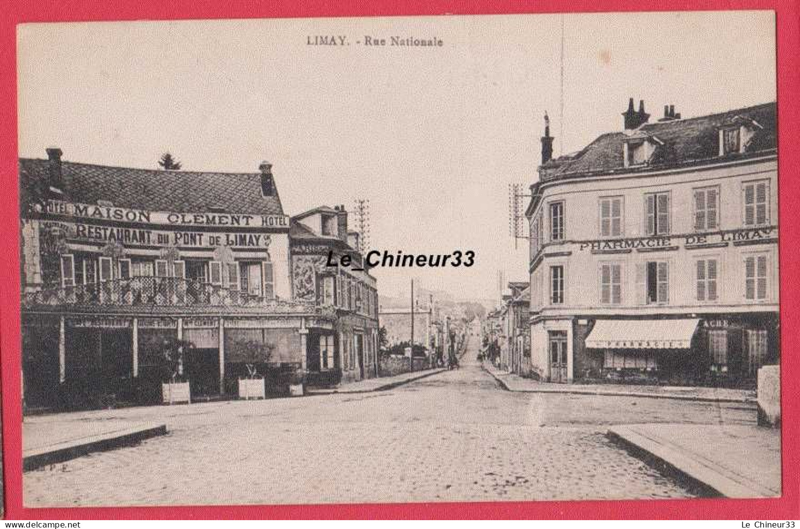 78 - LIMAY----Rue Nationale----Restaurant----Pharmacie - Limay