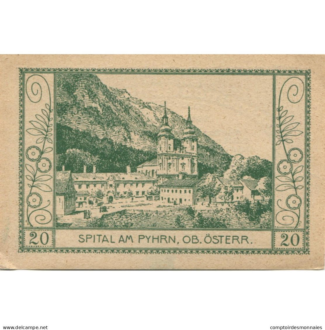 Billet, Autriche, Spital, 20 Heller, Montagne 1920-03-31, SUP, Mehl:FS 1007Ib - Autriche