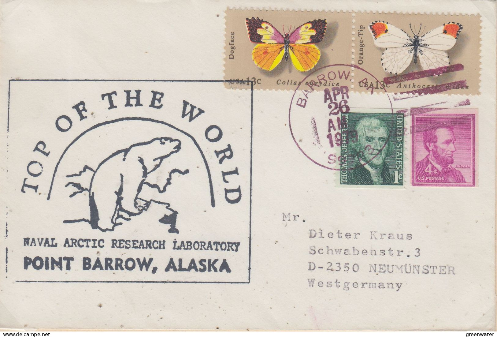 USA Alaska Naval Arctic Research Laboratory Point Barrow Ca Barrow APR 26 1979 (WW161C) - Scientific Stations & Arctic Drifting Stations