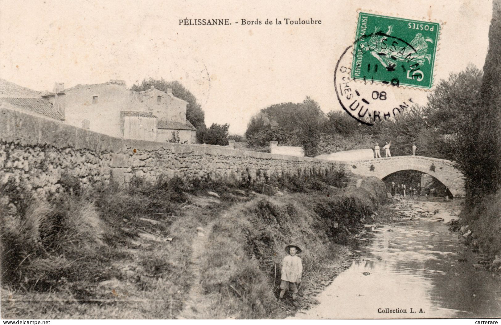 13,BOUCHES DU RHONE,PELISSANNE,1908,ENFANT DU PAYS - Pelissanne