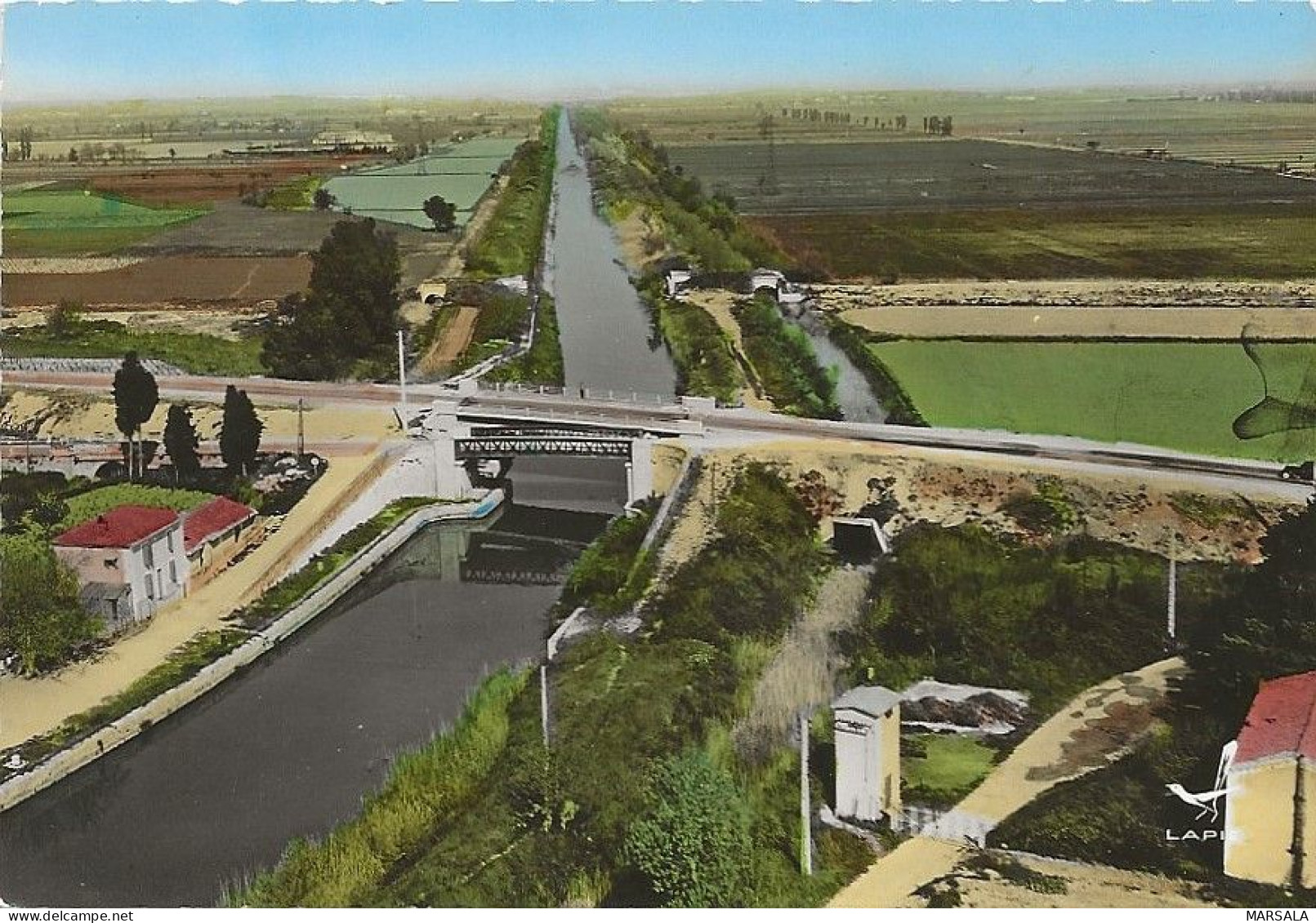 CPSM Bellegarde Le Pont Sur Le Canal Du Rhône à Sète - Bellegarde