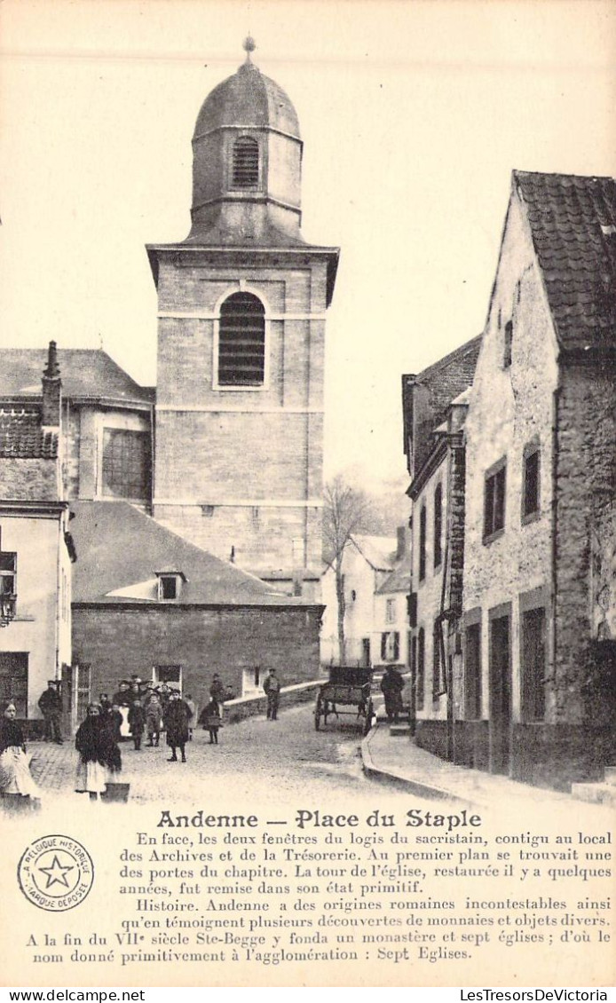 BELGIQUE - ANDENNE - Place Du Staple - Carte Postale Ancienne - Andenne