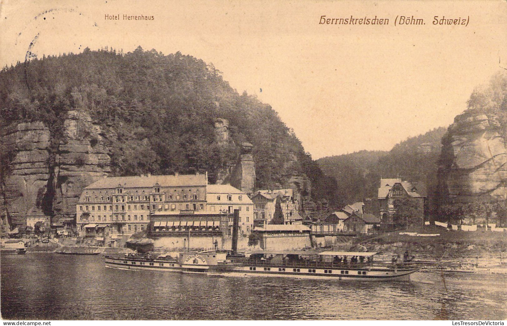 SUISSE - Berrnskretschen - Bohm - Hotel Herrenhaus - Carte Postale Ancienne - Andere & Zonder Classificatie