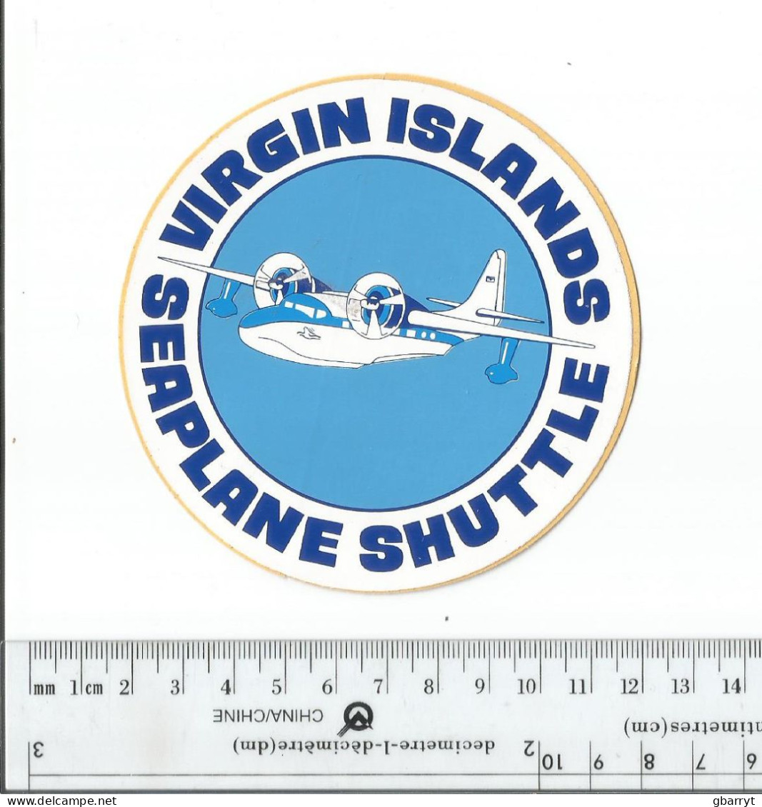 Baggage Labels & Tags Virgin Islands Seaplane Shuttle Luggage Label.....................(DR1) - Baggage Labels & Tags