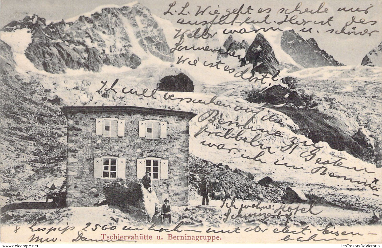 SUISSE - Tschiervahütte U Berninagruppe - Carte Postale Ancienne - Berna