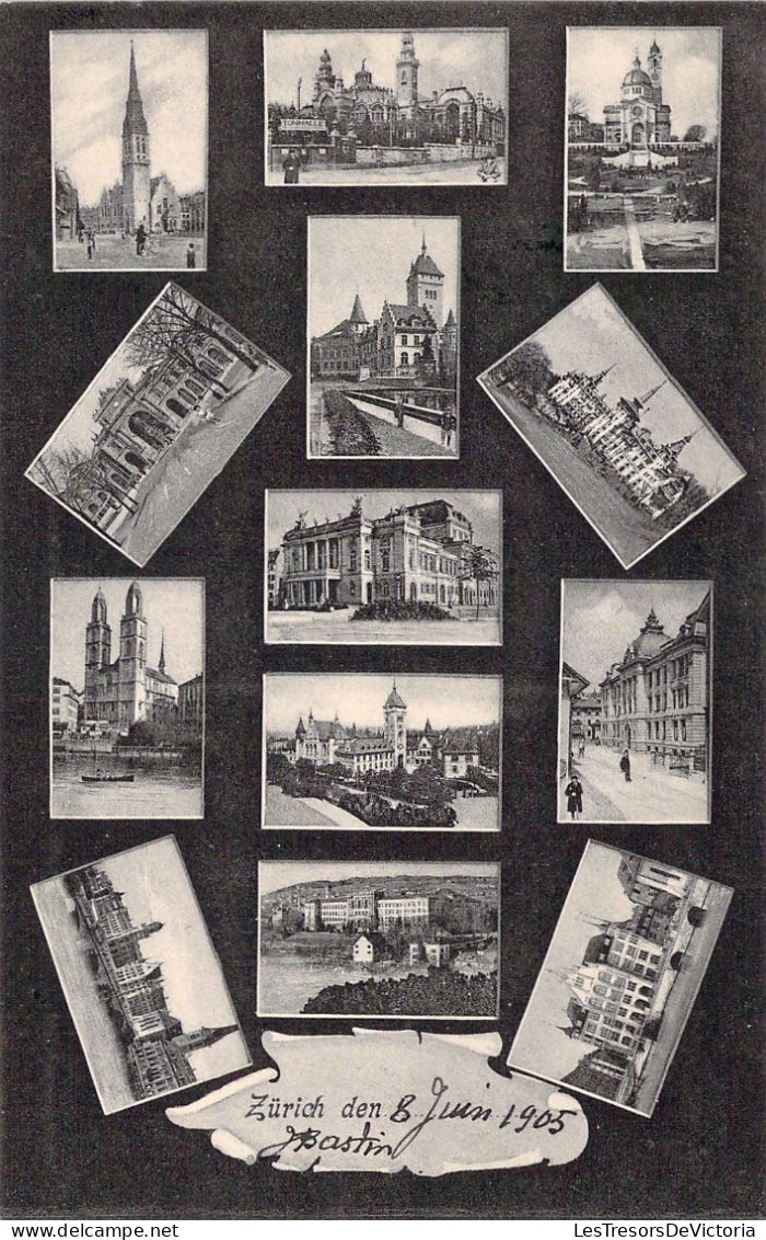 SUISSE - Zürich - Multi Vues - Carte Postale Ancienne - Zürich