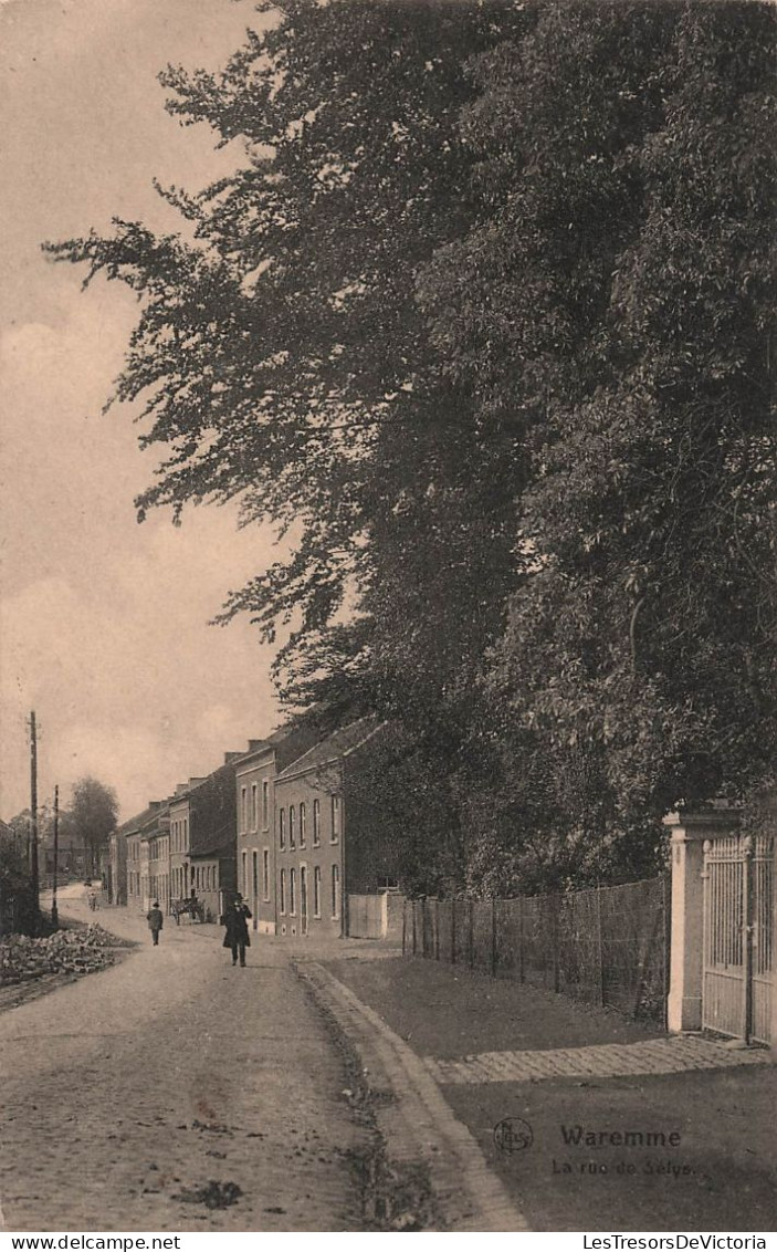 BELGIQUE - Waremme - La Rue De Selys - Carte Postale Ancienne - Waremme