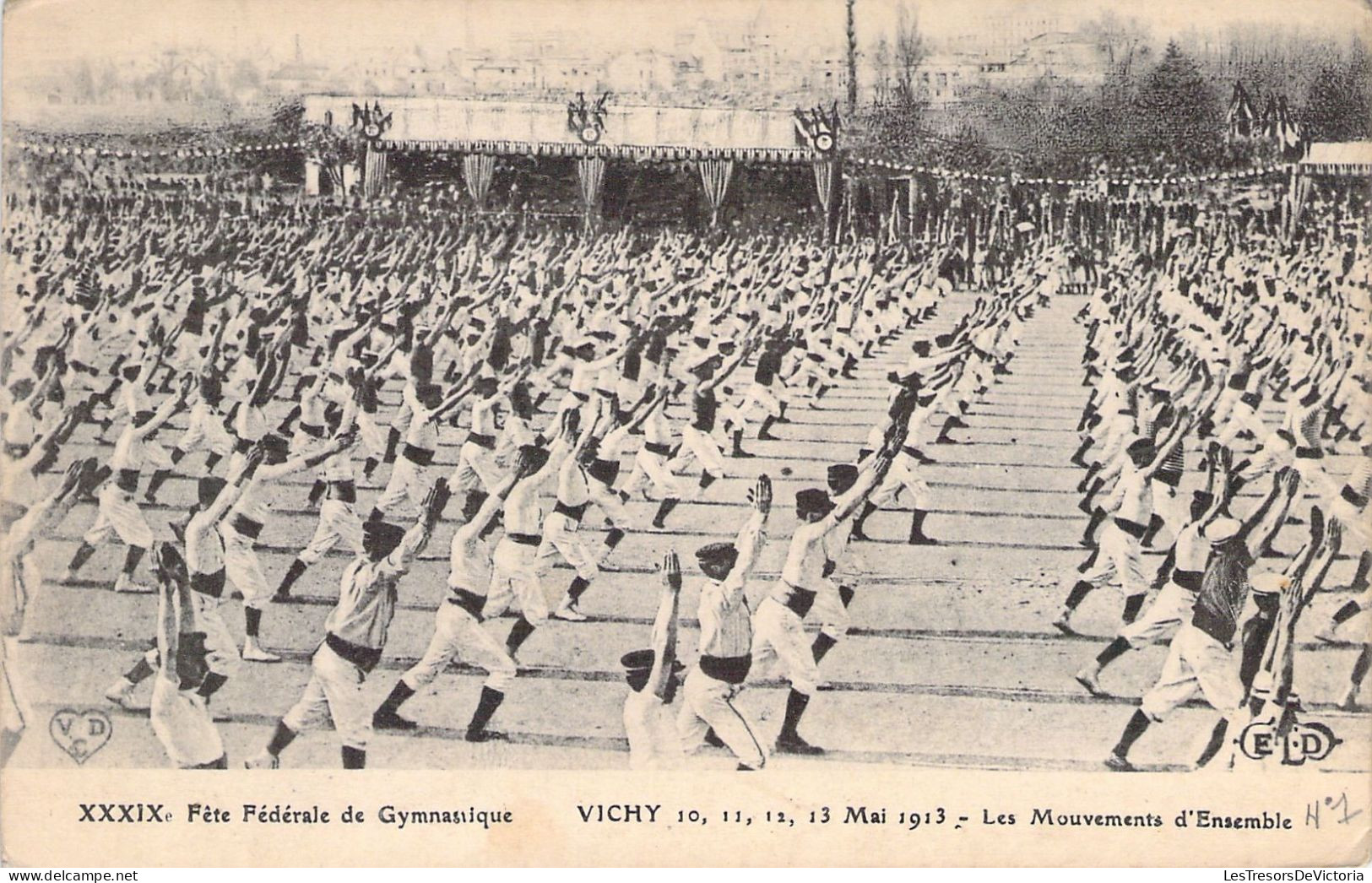 FRANCE - 03 - Fête Fédérale De Gymnastique De Vichy - Carte Postale Ancienne - Vichy