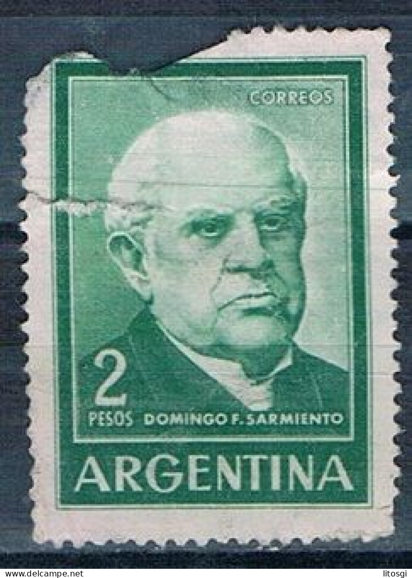 SELLO USADO ARGENTINA 1962 YVES 662 VER - Usati