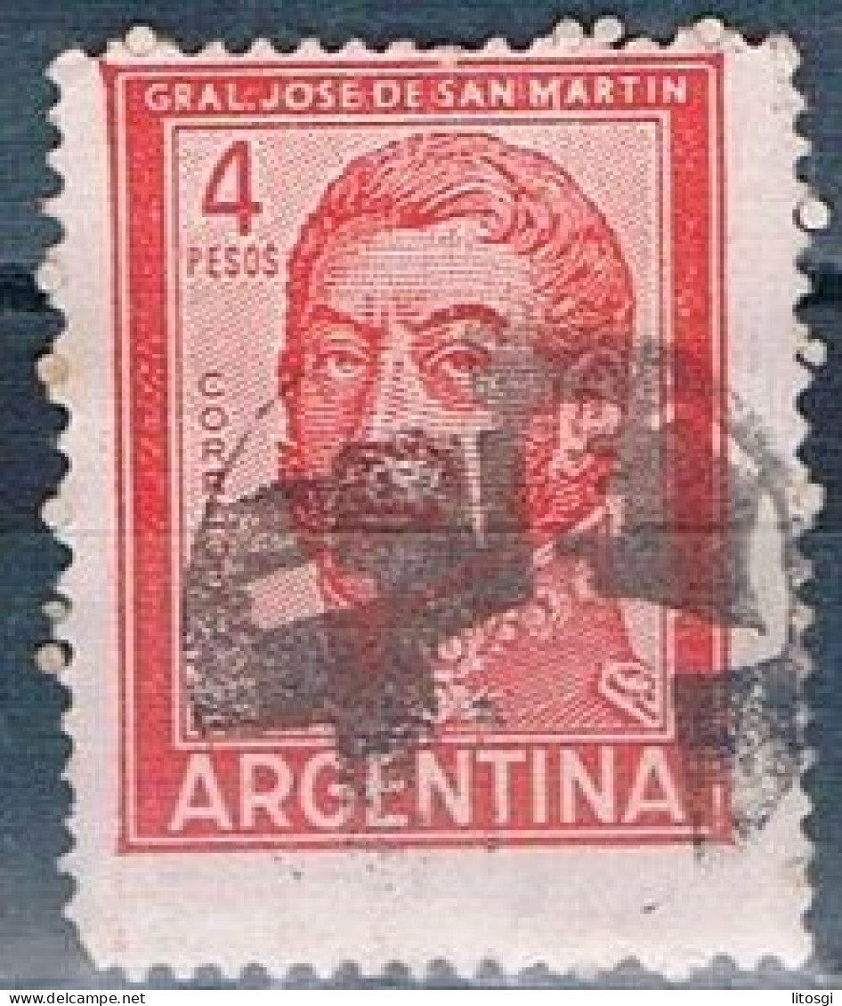 Sellos: SELLO USADO ARGENTINA 1962 YVES 605A - Gebraucht