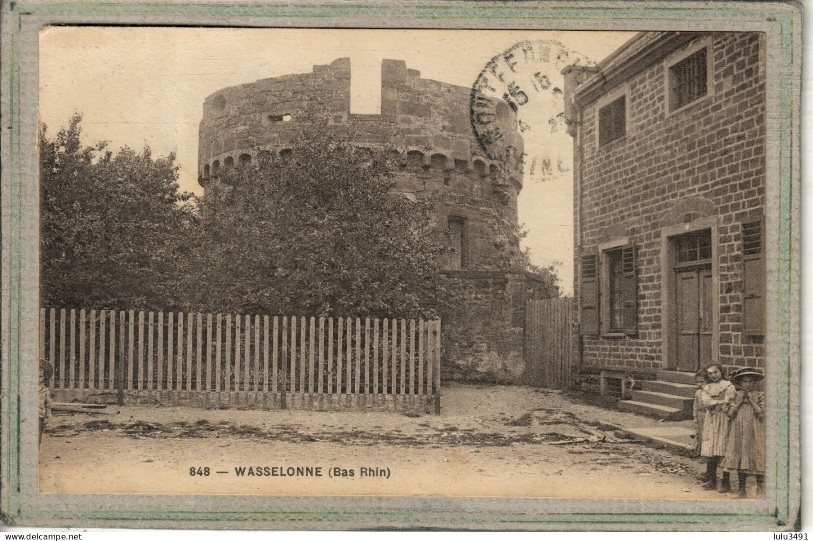 CPA (67) WASSELONNE - Aspect De L'ancienne Tour Du Château En 1925 - Wasselonne